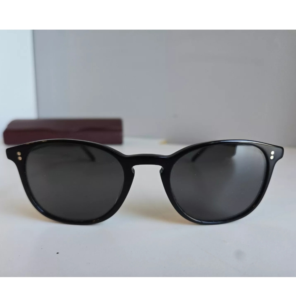 Oliver Peoples FINLEY VINTAGE SUN OV5397SU Black /Gray Polarized 1005P1 New 49mm